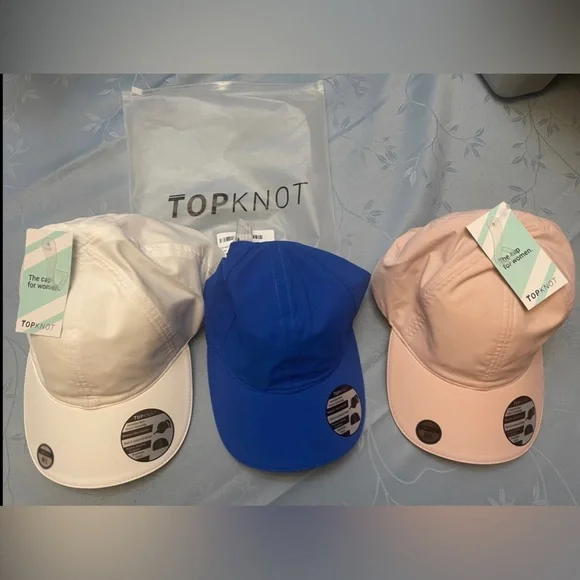 Top Knot brand women’s ponytail ball caps-3 total or I will separate- size M/L - Picture 1 of 3